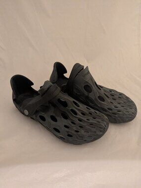 Merrell Kids 6 Black Hydro Moc Comfort Waterproof Hiking Trail Outdoor Shoes
